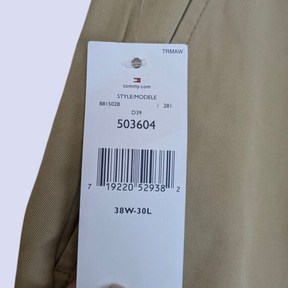 Tommy Hilfiger Tailored Fit Khaki Pants - Picture 7 of 8